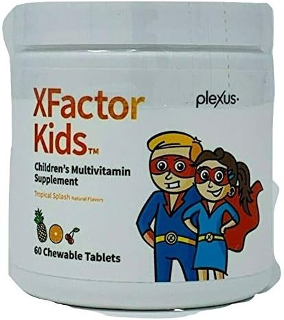 Plexus Slim Xfactor Kids Multivitamin Probiotic Supplement 60 Chewable Tablets