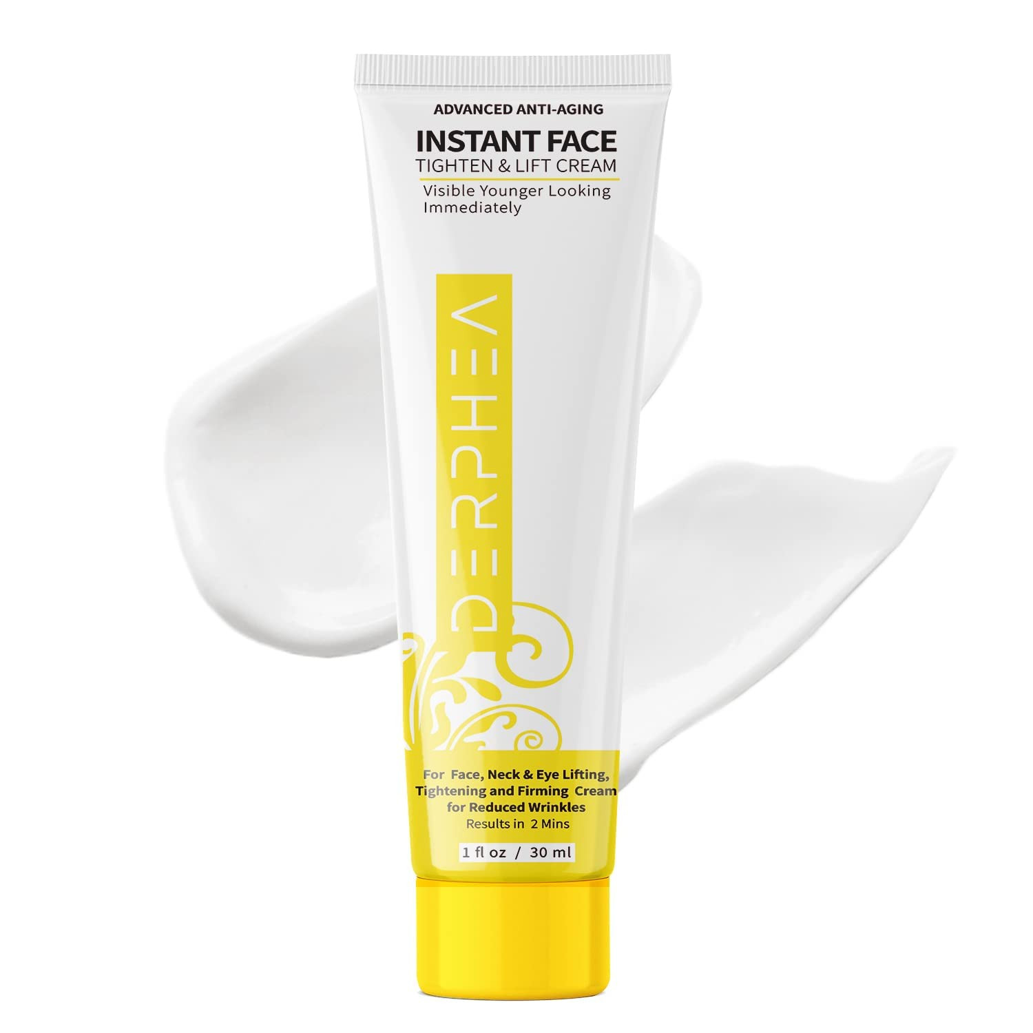 Advanced Face Lift Cream, Wrinkle Cream For Face, Instant Skin Tightening Cream For Face, Instant Eye Lift, Neck & Face Tightening, Visibly Smoothing Sagging Skin, Puffiness, Fine Lines & Wrinkles Wit