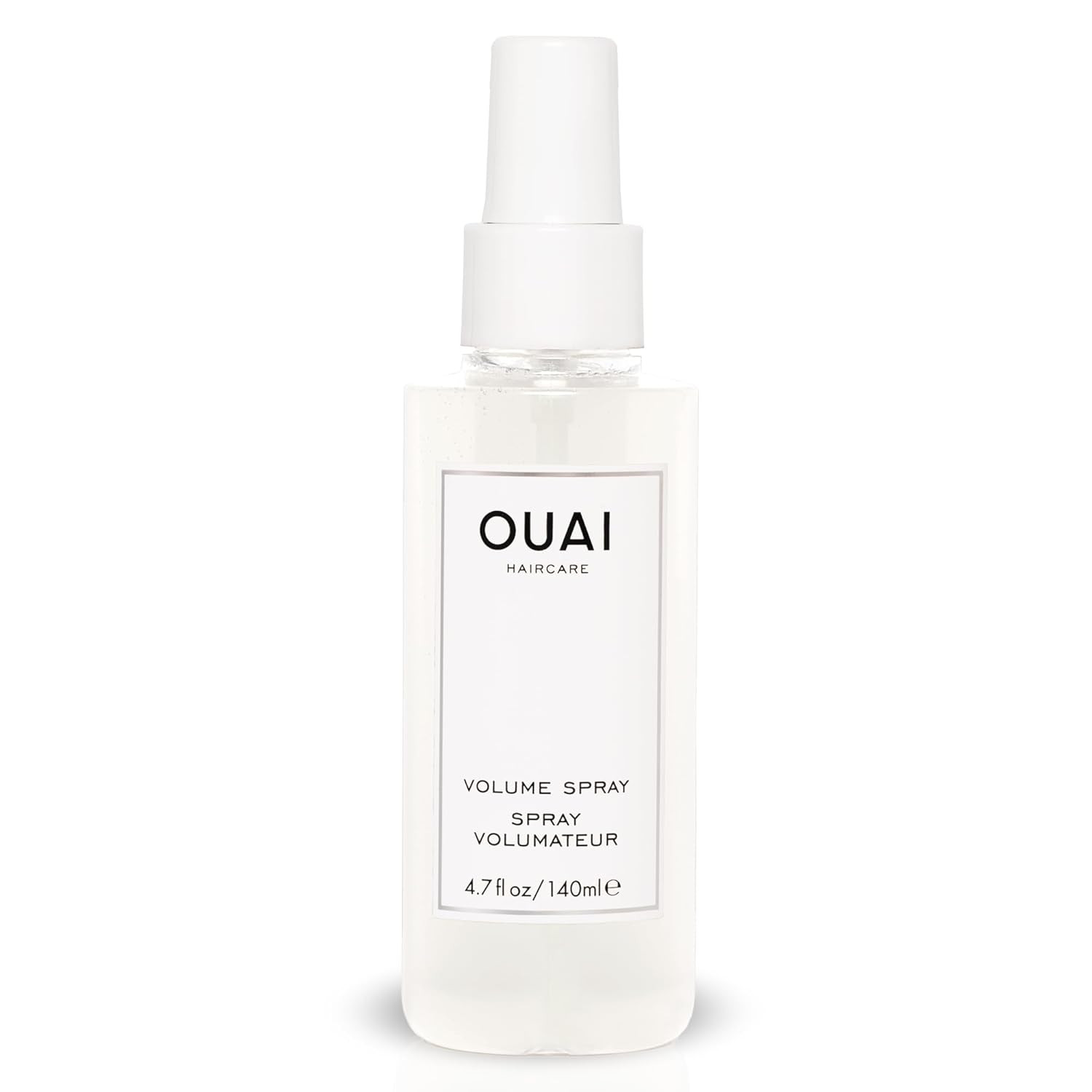 OUAI Volume Spray - Weightless, Pre-Blowout Mist for Long-Lasting Thickness, Volume & Bounce - Made with Volume Polymers & Hibiscus Extract - Free of Parabens & Sulfates - 4.7 fl oz
