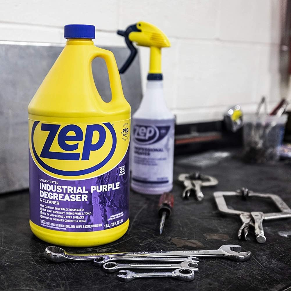 ZEP ZU0856128 Industrial Purple Cleaner and Degreaser Concentrate 128 Ounces