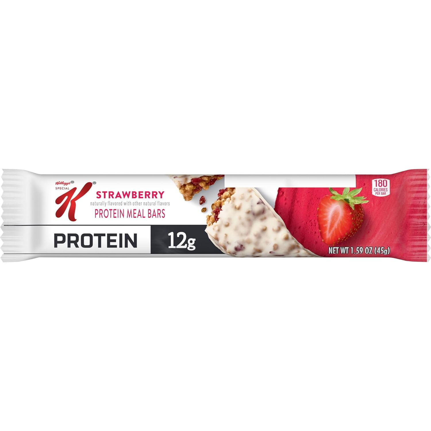 Kellogg's Special K Protein Bars, Meal Replacement, Protein Snacks, Strawberry (20 Bars)