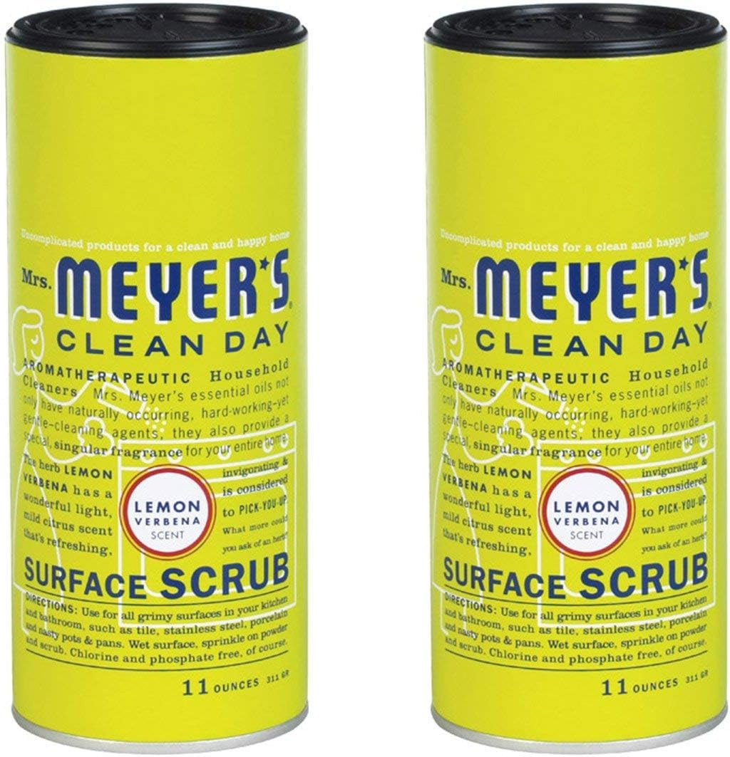 Mrs. Meyer's Clean Day Surface Scrub - Lemon Verbana - 11 oz - 2 pk