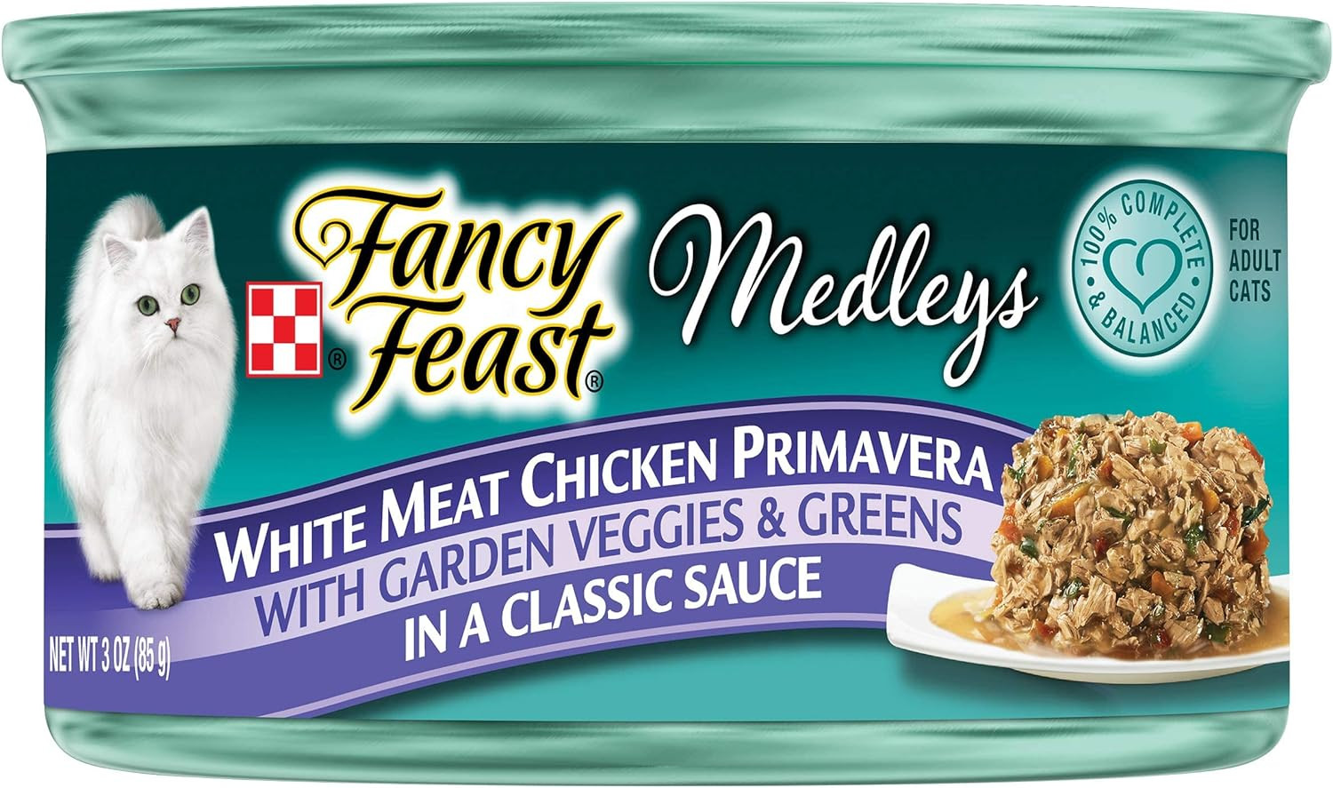Fancy Feast Elegant Medley Chicken Primavera Cat Food (Case of 24)